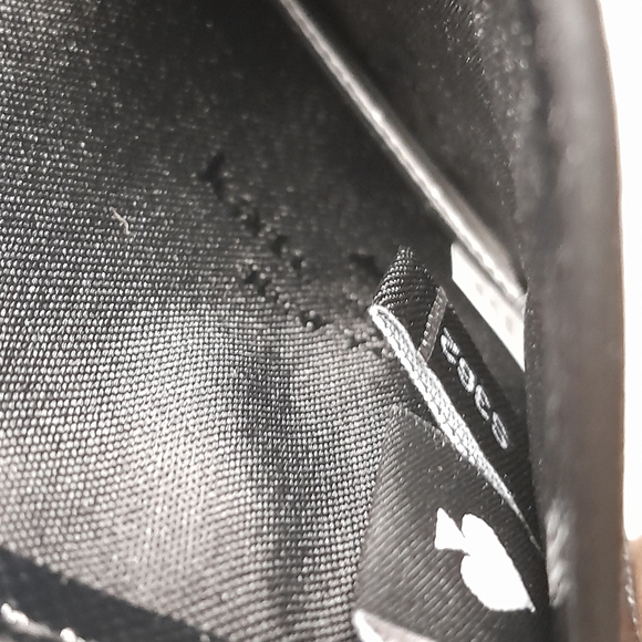 Kate Spade New York Kenzie Patent Saffiano Black Card Holder NIB - Picture 3 of 10